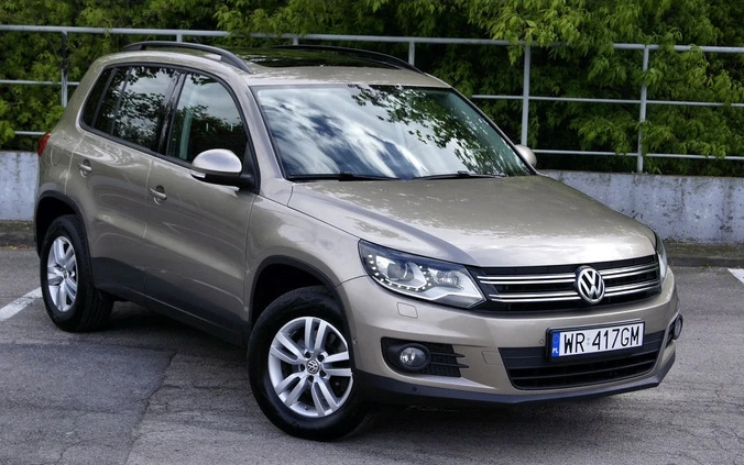 Volkswagen Tiguan cena 54800 przebieg: 211938, rok produkcji 2012 z Radom małe 781